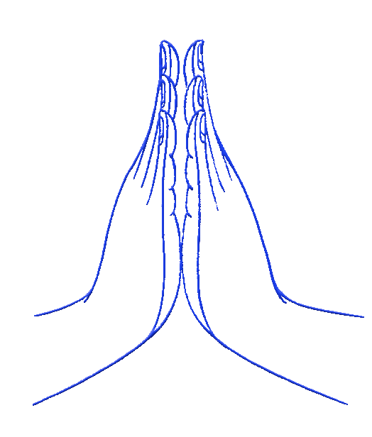 Graphics: Hand mudra Namaste