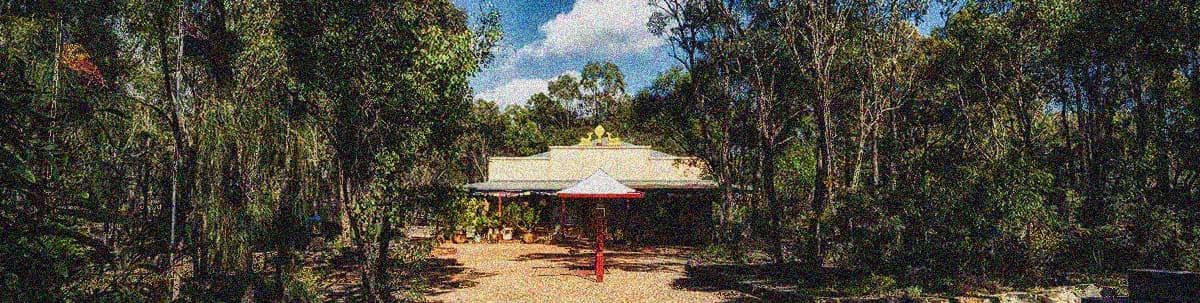 Artist impression of Atisha Centre gompa approach